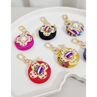 [LALAMOND] Porte-clés Macaron Saekdong en Acier Inoxydable 202501 Compact Durable Tendance Mode Quotidien Pratique Accès Facile Coréen