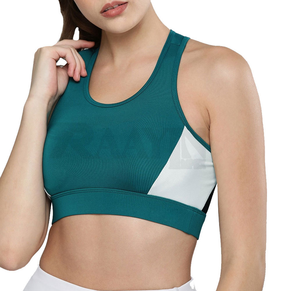 S-5XL Women's Breathable High Support Cotton Sports Bra Yoga Running Vest Adjustable Front Zipper Steel Ring Plus Size Quick Dry