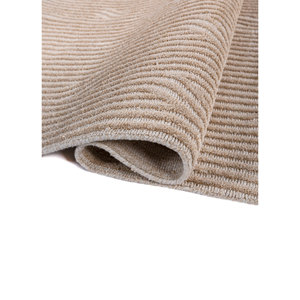 Aprezo Ivory Acrylic Hand Knotted <b>Rug</b> Striped Rectangle Size 9x12 for Teen Living Room or Hallway Decor-Model Aiar-3016 - Product Image 2