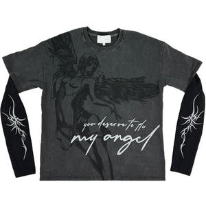 เสื้อยืดฤดูร้อนโพลีเอสเตอร์/คอตตอน MOQ ต่ำ ผลิตเสื้อผ้าขายส่งจำนวนมาก เสื้อผ้ามือสองแบบมัดรวม ระบายอากาศได้ดี เป็นมิตรกับสิ่งแวดล้อม - Product Image 5