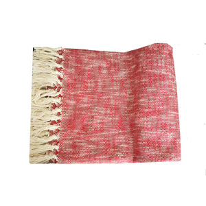 Calidad de exportación 100% algodón lanza tamaño personalizado y color con flecos grandes algodón lanza fabricante indio - Product Image 5