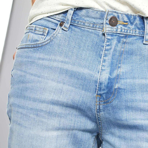 2025 Hot Sale <b>Jeans</b> <b>Men</b> Cotton <b>Elastic</b> Straight Light Blue Regular/Slim Fit Stretched Denim <b>Jean</b> Pants From Pakistan - Product Image 4