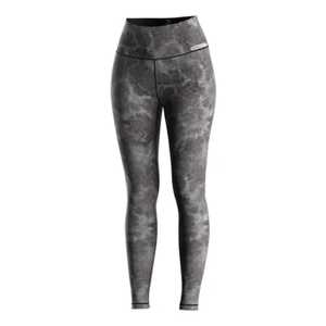 Sports Pants Top High Elastic Waist Leggings <b>Tights</b> Yoga Fitness Gym Set for Women Print Four-Way Stretch - Product Image 1