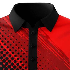 Polos de secado rápido personalizados UPF 50 + para pesca, transpirables, impermeables, a prueba de viento, estilo informal con impresión de logotipo de sublimación - Product Image 3