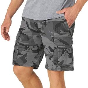 Breathable <b>Men</b> Outdoor Casual Hiking Cargo Sports Wear <b>Shorts</b> Pockets Jogger Sweat Active Printing Embroidery <b>Camo</b> Cargo <b>Shorts</b> - Product Image 1