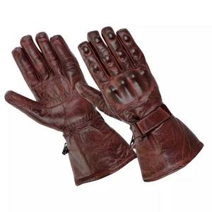 2025 nouveau Design personnalisé hommes Bikers Gear moto sport Touring gants en cuir tout neuf du Pakistan pour le cyclisme - Product Image 1