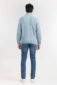Pulls pour hommes en laine épaisse respirante, décontractés, solides, nouvelle collection automne, tissu de qualité supérieure, couleur et logo personnalisés - Product Image 3