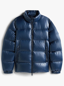 Chaqueta acolchada personalizada para hombre, abrigo de burbuja del Norte con logotipo, chaqueta con cara gruesa de algodón acolchado, chaqueta Parka cálida de invierno para hombre - Product Image 6