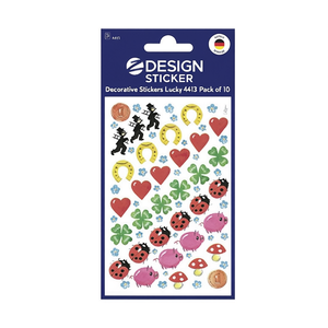 AVERY ZWECKFORM Decorative Stickers Lucky Charms 4413 Pack of 10 - Product Image 3
