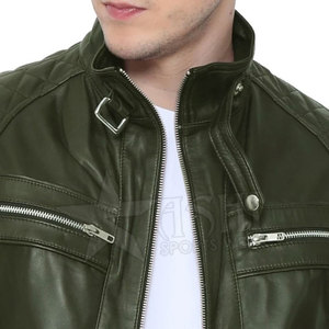 La chaqueta de cuero de moda más vendida para hombre, nueva chaqueta de cuero, ropa informal, chaqueta de cuero - Product Image 5