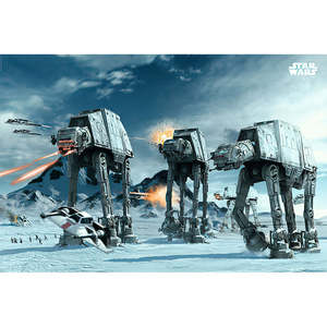 Affiche sur toile Star Wars AT-AT Fighter de style moderne pour décoration murale - Product Image 4