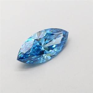 เพชร VS2สีฟ้าสดใสแฟนซี1.25ct ทำเครื่องประดับเพชรโตในแล็บหลวม - Product Image 2