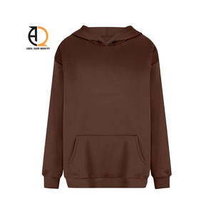 Pull à capuche pour femme, couleur unie, tricoté, décontracté, long, pour l'hiver et l'automne - Product Image 6