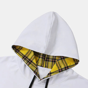 Sweat à capuche en coton surdimensionné avec logo imprimé personnalisé de haute qualité pour hommes pull lourd à motif solide polaire avec capuche pour l'hiver - Product Image 4