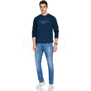 Sudadera para hombre con costuras duraderas y ajuste relajado para la comodidad diaria Sudadera para hombre con detalles de costura lateral - Product Image 5