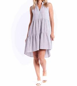 ชุดเดรสยาวทรงเอไลน์พิมพ์ลายแขนกุดสำหรับสาวอวบอ้วน สไตล์เซ็กซี่และมีเสน่ห์  ไซส์พลัสสำหรับผู้หญิง - Product Image 4