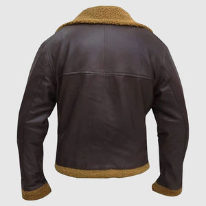 First Class Quality Winter <b>Jacket</b> for <b>men</b> Windproof Warm Fur <b>Sheepskin</b> Leather <b>Men's</b> <b>Jacket</b> - Product Image 4
