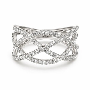 Anello Traforato a Croce con Spine, Gioiello da Dito alla Moda per Donne, Stile Street - Product Image 1