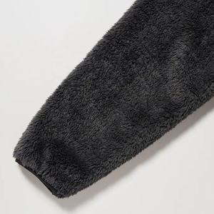 OEM High Quality Winter Zip Custom Logo Oversized Men Fleece Jacket <b>Stand</b> Collar Windproof Breathable Outdoor OEM Service - Product Image 4