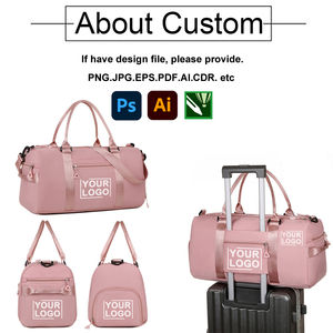 แผ่นหนังแท้สำหรับเดินทางกันน้ำได้มี6สีสำหรับใส่รองเท้าเล่นยิมสามารถแยกน้ำได้โลโก้ออกแบบได้ตามต้องการ - Product Image 4