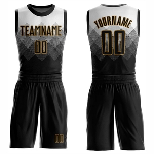 Ensemble d'uniformes de basket-ball de meilleure qualité 100% polyester conçu sur mesure Plus Size Summer Style Printed Techniques - Product Image 1
