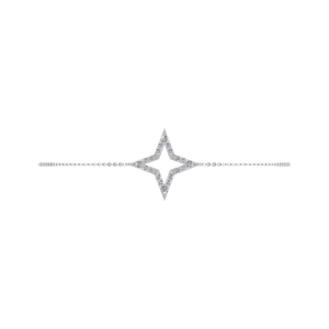 Trendy 950 Platinum Jewelry Custom Design Star Charm <b>Bracelet</b> with Natural Diamond <b>Fine</b> Chain & Link <b>Bracelets</b> for Women OEM ODM - Product Image 3