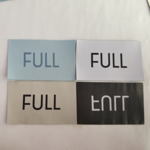 Étiquettes textiles tissées personnalisées de luxe avec logo YH, adhésives à chaud, en coton damassé, à coudre ou thermocollantes pour vêtements - Product Image 6