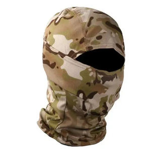 Pasamontañas Deportivo para Exteriores, Protección Solar y Cortavientos para Ciclismo y Esquí, Diseño a Rayas, Poliéster - Product Image 1