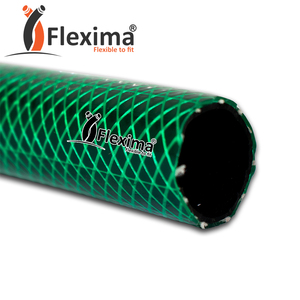 Tuyau d'eau de jardin tressé en PVC durable et léger à haute pression, flexible et polyvalent pour l'irrigation extérieure, l'entretien de la pelouse et le lavage de voiture. - Product Image 2