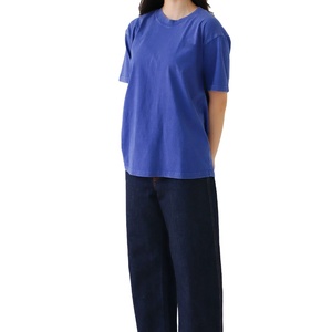 T-shirts unis vierges pour femmes, 100 % coton, style streetwear, anti-plis, décontractés, pour l'été, vente en gros, collection 2026 - Meilleures ventes - Product Image 1