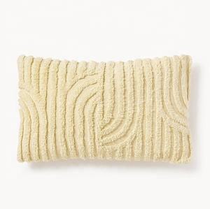 Housse de coussin 100% coton de luxe avec pompons oreiller décoratif tissé à la main boho tufté rayures rayures à carreaux - Product Image 5