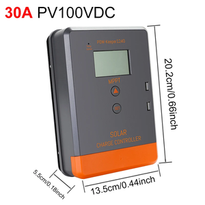 PowMr En Stock 20A/30A/40A Controlador <span class=keywords><strong>de</strong></span> cargador solar 99% Eficiente MPPT Controlador <span class=keywords><strong>de</strong></span> carga solar Carga <span class=keywords><strong>12V</strong></span> 24V batería - Product Image 4