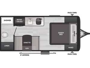 Nouveau 2026 Keystone C-o-l-e-m-a-n 17R Camping-car sur camion, Autocaravane, Maison mobile - Product Image 5