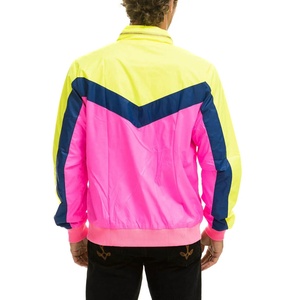 Veste coupe-vent pour homme 100% polyester, décontractée, athlétique, fitness, avec fonction imperméable, taille plus, pour entraînement en plein air - Product Image 2