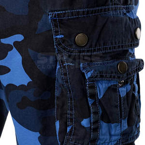 Shorts cargo de qualité supérieure, solides, écologiques, service OEM, coupe décontractée, design multi-compartiments, tissu doux, 100% coton - Product Image 6