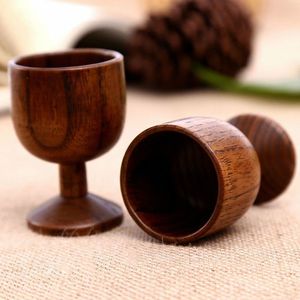 100% tasse en bois naturel pour bière et barware et dessus de table avec poignée tasse à bière tasse à café à boire à la main - Product Image 3