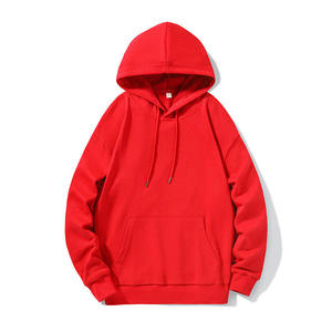 Sudaderas con capucha en blanco sólidas con estampado de hojaldre bordado personalizado para hombre 100% algodón ecológico elementos esenciales de invierno cuello con capucha polar - Product Image 3