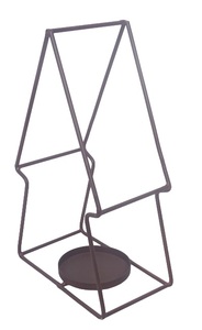 Antique Rust Iron Christmas <b>Star</b> <b>Candle</b> <b>Holders</b> Home Holiday Party Wedding Decorative Stand for Christmas Decorations - Product Image 4