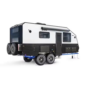 2025 Compre 4X4 RV Camper Mini Caravan Camper Trailer todoterreno China Pickup Camping Trailer RV para viajar a la venta en línea - Product Image 3