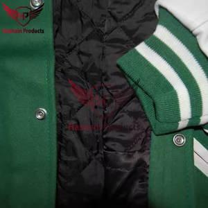 แจ็กเก็ตผ้าขนแกะสำหรับผู้ชายปรับแต่งได้ตามต้องการเสื้อแขนยาวผ้ากำมะหยี่ปักลายสตรีทแวร์หลากสี - Product Image 5