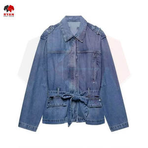 Chaqueta Vaquera Premium para Mujer, Tela Cómoda, Corte Regular, Estilo Casual, Colores Personalizados Disponibles - Product Image 2