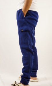Pantalones Cargo Casuales Ligeros Unisex de Alta Calidad con Lavado Oscuro, Colores Personalizables y Cierre con Cordón - Product Image 3