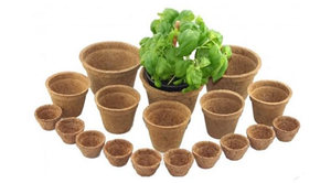 Vente en gros pot de fleur, pot de jardinière et pots de semis pot en fibre de noix de coco fabriqué par Eco2go Vietnam - Product Image 4