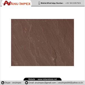 Grès de chocolat de conception unique de l'Inde à la finition extérieure naturelle de surface de petit prix pour l'application extérieure - Product Image 2