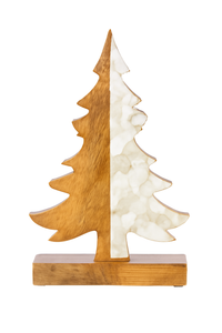 Elegante escultura de árbol de madera y espejo Decoración Premium para el hogar o la oficina Diseño de Venta caliente - Product Image 6