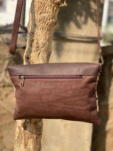 Sac à main en cuir de fourrure fait à la main pour femmes, sac à bandoulière élégant Style occidental - Product Image 5