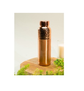 Botella de agua de cobre decorativa mina Art perfecta para la purificación de agua natural y elegante embalaje de regalo tradicional - Product Image 6