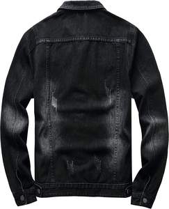 Vente en gros Veste en jean en coton de haute qualité pour hommes Veste en jean personnalisée pour hommes - Product Image 2