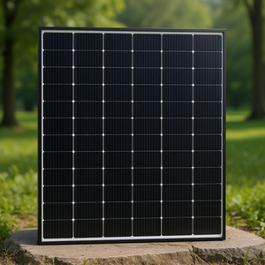 Panneau solaire monocristallin bifacial à demi-cellules JS Solar 395W avec cadre noir certifié TUV IP67 - Product Image 3