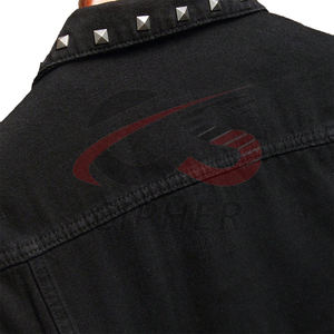 แจ็กเก็ตยีนส์สำหรับผู้ชายแจ็กเก็ตยีนส์ฟอกสไตล์สตรีทแฟชั่นงานตามสั่งสไตล์วินเทจ - Product Image 5